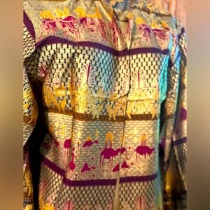Balinese Mandarin Collar Open Front Capelet- One size fits most